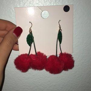 Forever 21 Cherry Earrings